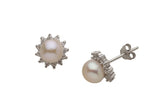 Charming Pearl 925 Sterling Silver Earrings